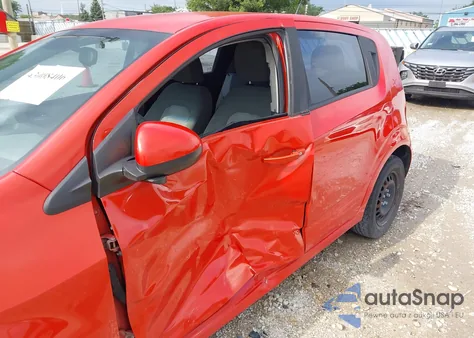 2012 Chevrolet Sonic 2Ls z USA, uszkodzony, nr VIN 1G1JA6SH6C4183336